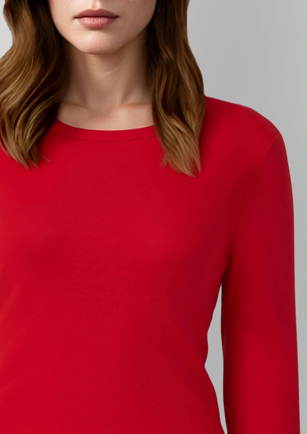 s.Oliver Damen 2172314 T-Shirt Langarm 36 Rot, 36 Rot