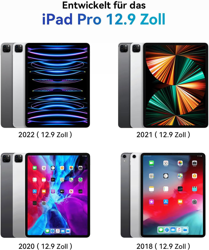 Magnetischer Blickschutzfilter Kompatibel Mit iPad Pro 12.9 Zoll (2022 M2/2021/2020/2018), Abnehmbar