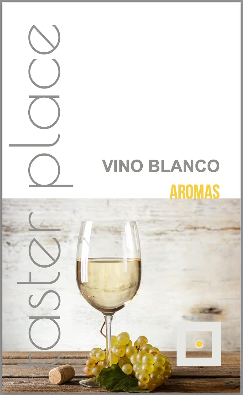 TASTERPLACE Aroma Set – Vino Blanco – Spanish Language – for Sommeliers – for Wine Lovers – Tasting
