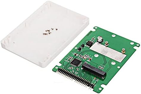 mSATA mini PCI-E SATA SSD to 2.5 inch IDE 44pin Notebook Laptop Hard Disk case Enclosure White, mSAT