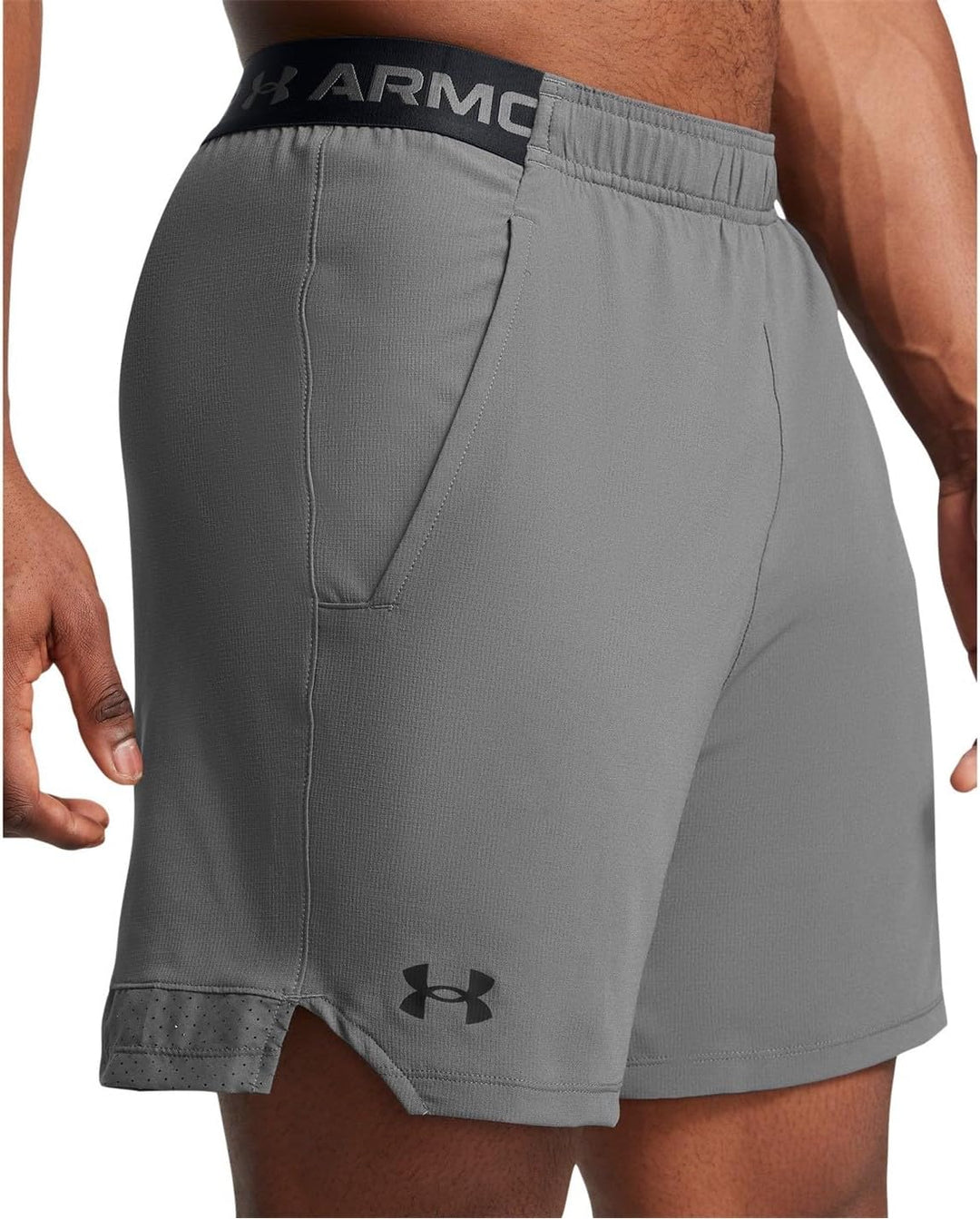 Under Armour Herren Shorts Ua Vanish Woven 8in Shorts XXL Castlerock, XXL Castlerock