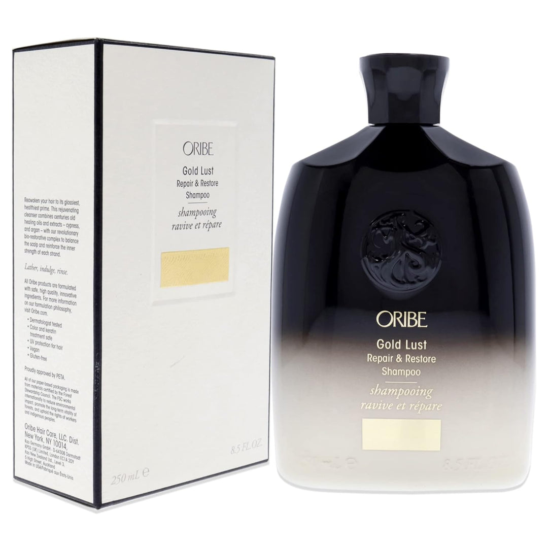 Oribe – Shampoo Gold Lust Repair & Restore – Linie Gold Lust – 250 ml 250 ml (1er Pack), 250 ml (1er