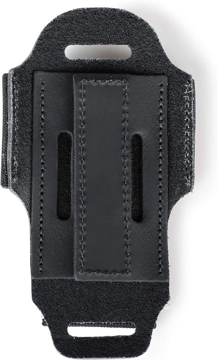 Levy's Leathers MM14-BLK Accessories Kabelloser Senderhalter, Leder, Schwarz, Schwarz