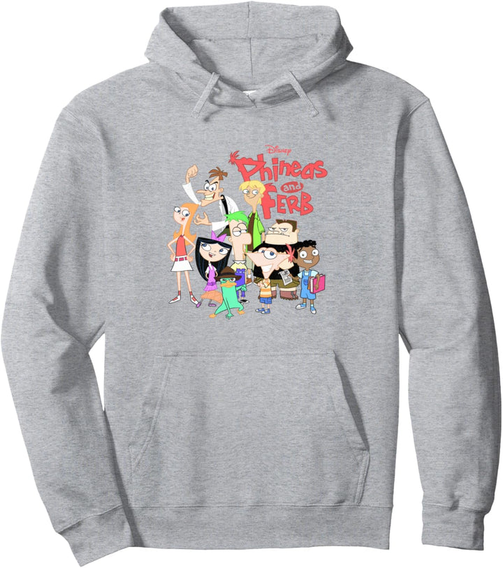 Disney Phineas und Ferb The Group Logo Pullover Hoodie