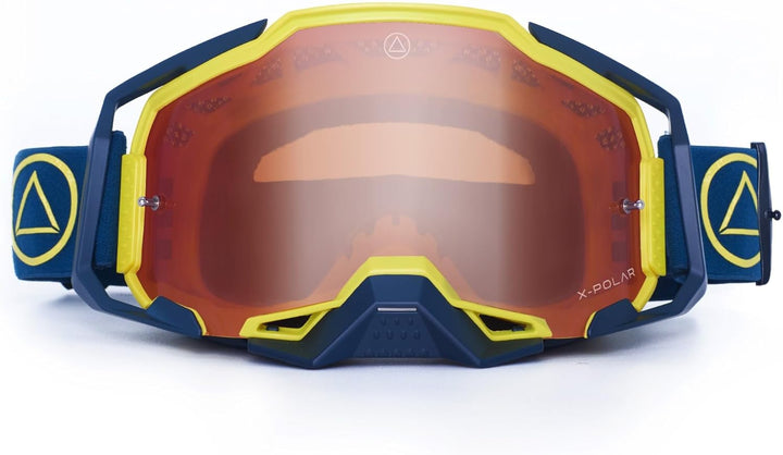 Uller Unisex Stone Motocross Brille Einheitsgrösse Gelb, Einheitsgrösse Gelb
