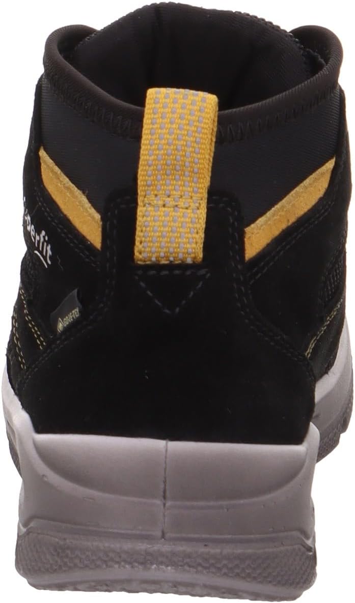 Superfit Jungen Mars Leicht Gefütterte Gore-tex Sneaker 30 EU Schwarz Gelb 0010, 30 EU Schwarz Gelb