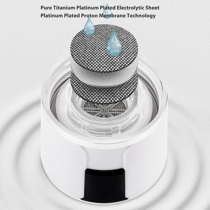 Tonysa Wasserstoff-Wasserflasche, 300 Ml, 3000 PPB Wasserstoff-Wasser-Ionisator, Tragbar für Zuhause