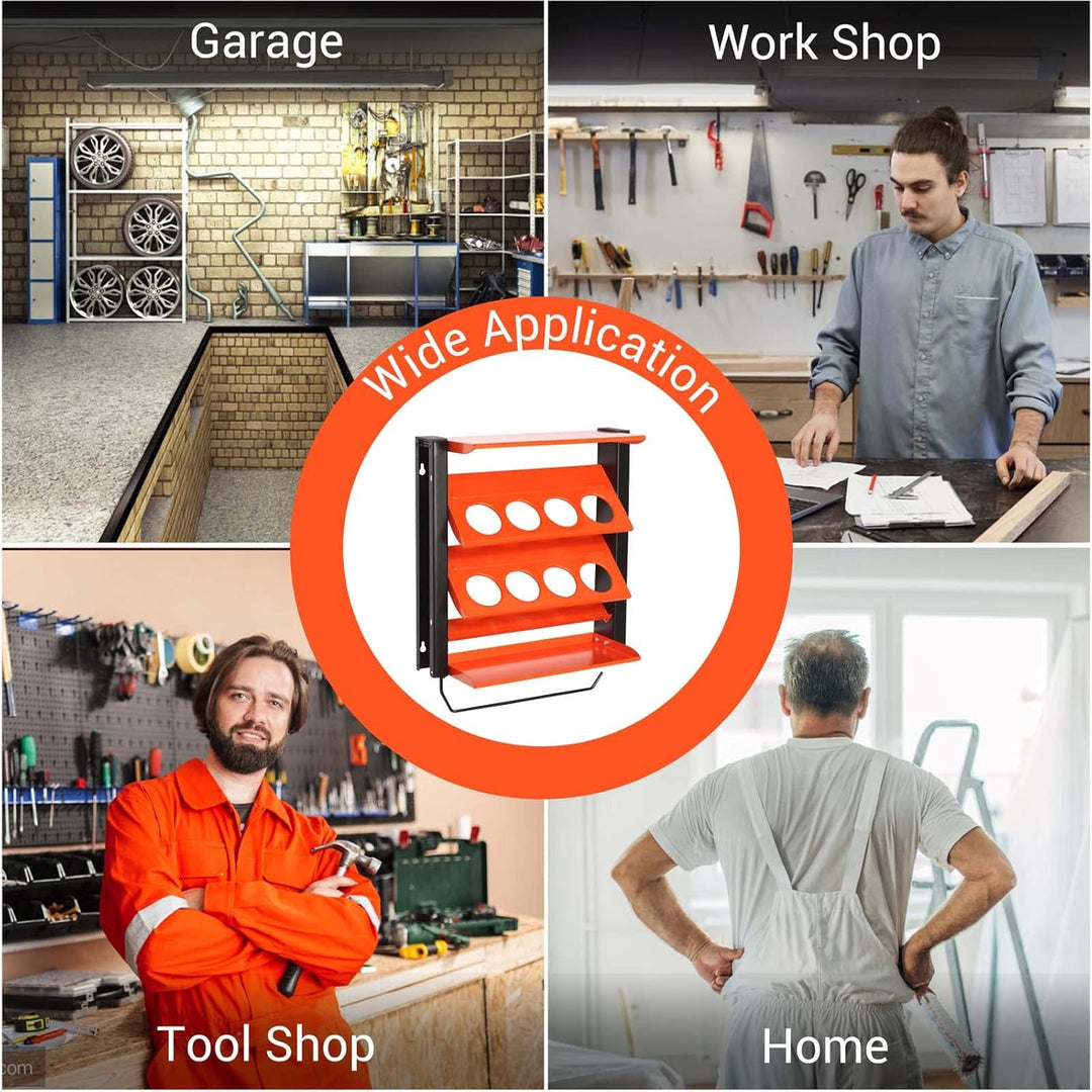 Wallmaster Sprühdosenhalter, Schmierdosen-Wandhalterung, Aufbewahrungsregal, strapazierfähig, für Fa