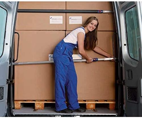 kuriershop 2 x Kim 44 Profi Sperrbalken, Alu, verstellbar, 1550-2050 mm für Airlineschienen