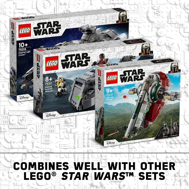 LEGO Star Wars Boba Fett’s Starship 75312 Fun Toy Building Kit; Awesome Gift Idea for Kids; New 2021