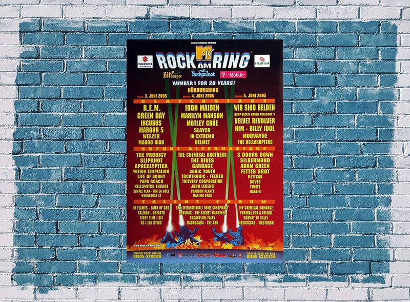 Rock AM Ring & Park - Gesamtplakat, Rock am Ring 2005 » Konzertplakat/Premium Poster | Live Konzert