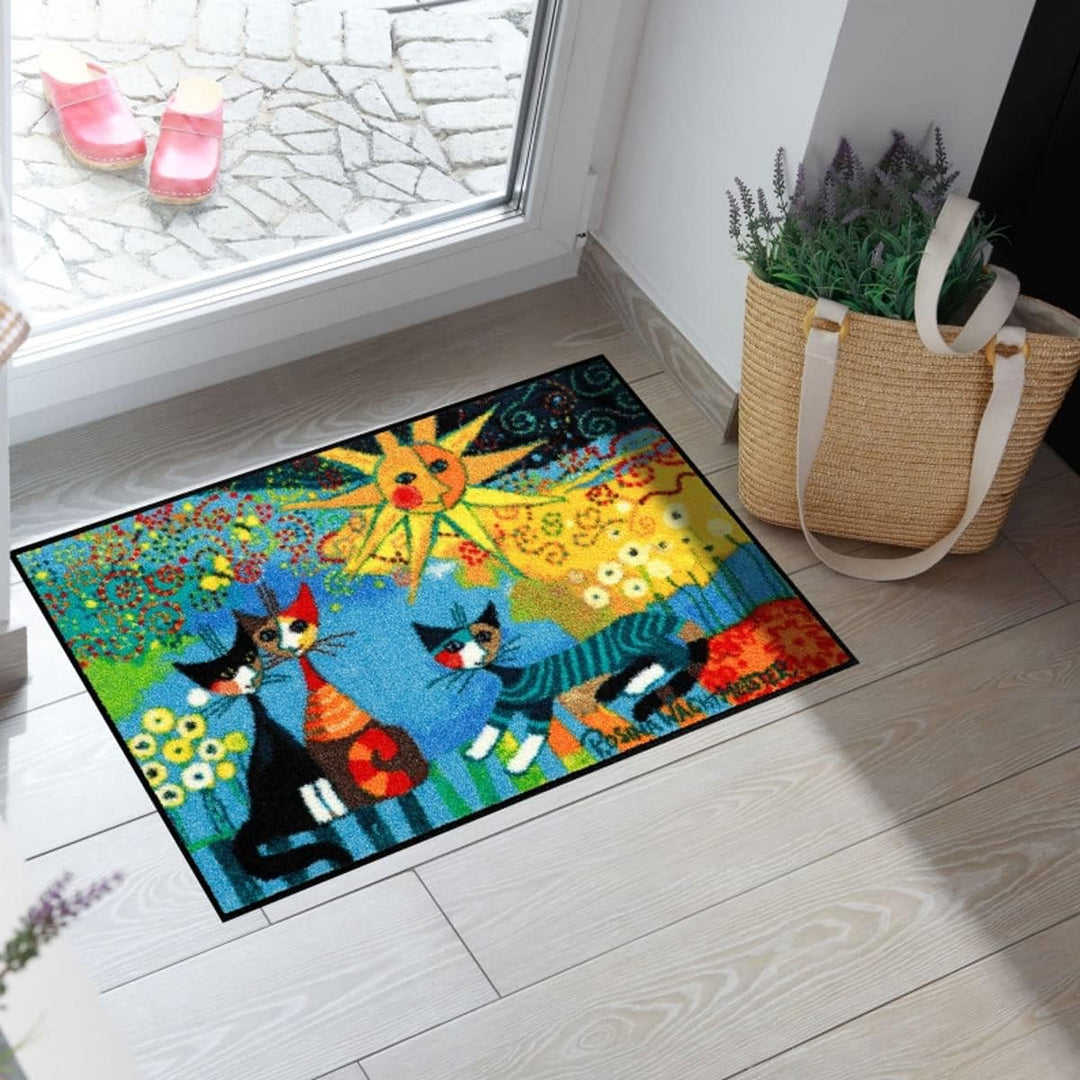 Salonloewe Design-Fussmatte LA Dolce VITA 50x75 cm - (SLD0601-50X75) H 50 cm | B 75 cm | L 0,7 cm Bu