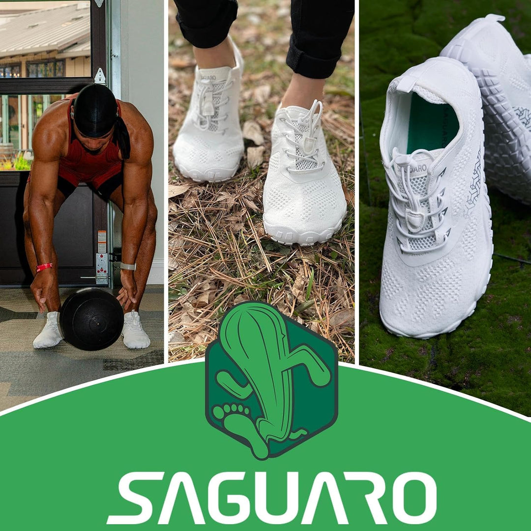 SAGUARO Unisex Minimalistische Barfussschuhe Traillaufschuhe Atmungsaktiv Schnell Trocknend Badeschu