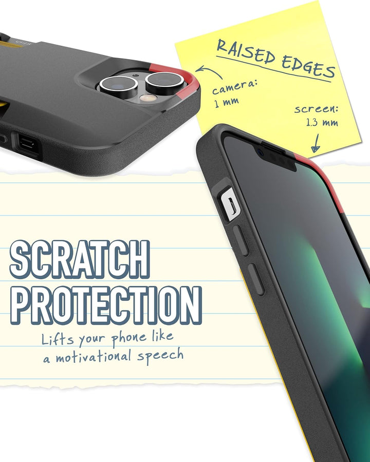 smartish® Schutzhülle für iPhone 14 – Wallet Slayer Vol. 1 [Slim + Protective] Kreditkartenetui – Fa