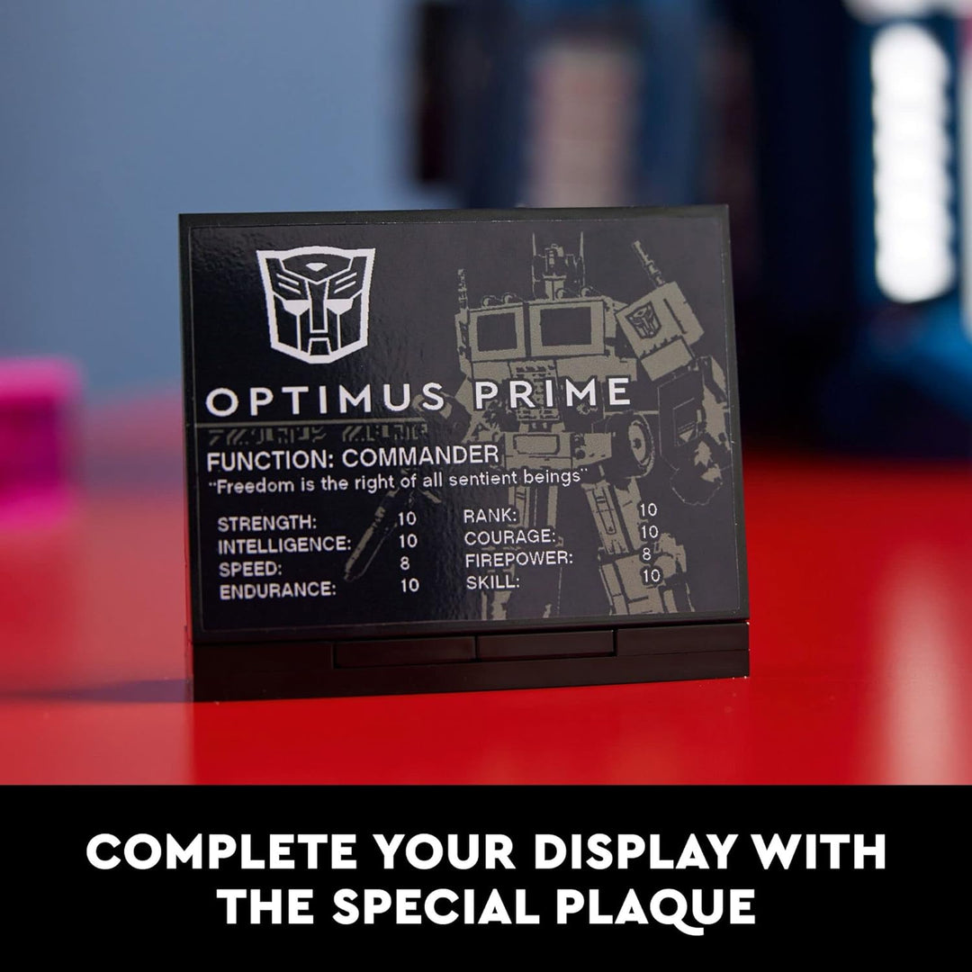 LEGO Optimus Prime 10302 Bauset für Erwachsene; Bauen Sie ein Sammlerstückmodell einer Transformers
