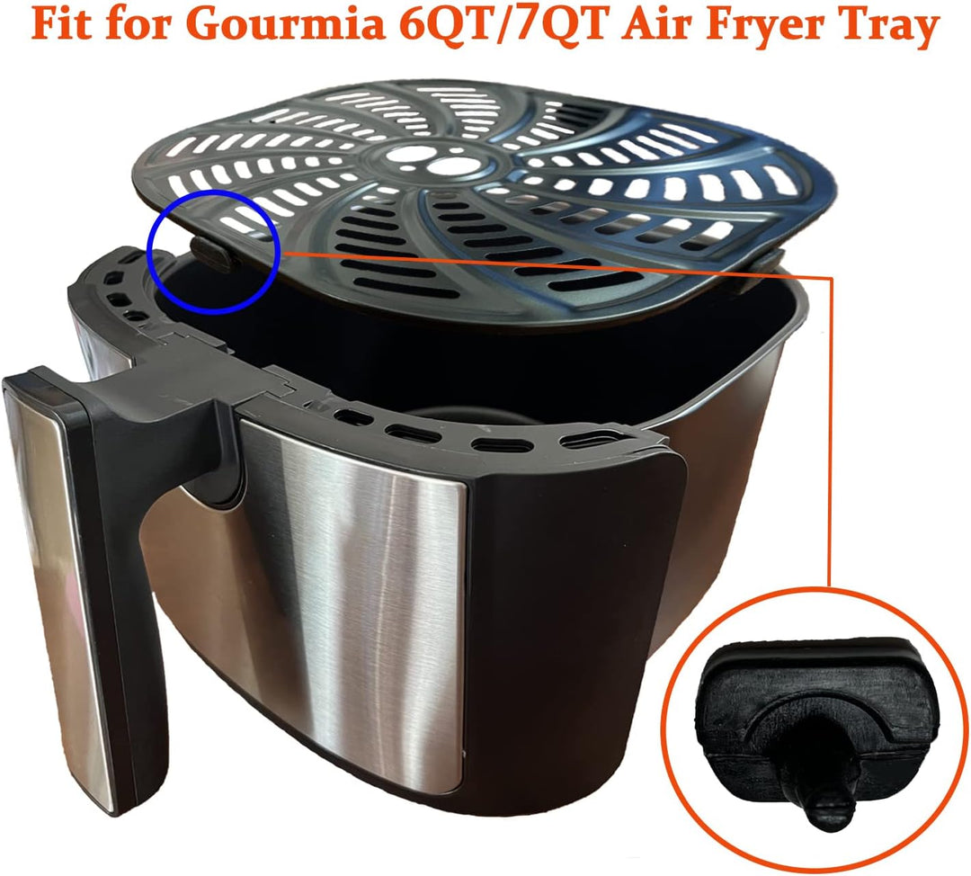 Luftfritteuse Gummifüsse für Gourmia Air Fryers, 4 Stück verbesserte Luftfritteuse Silikon-Gummi-Sto