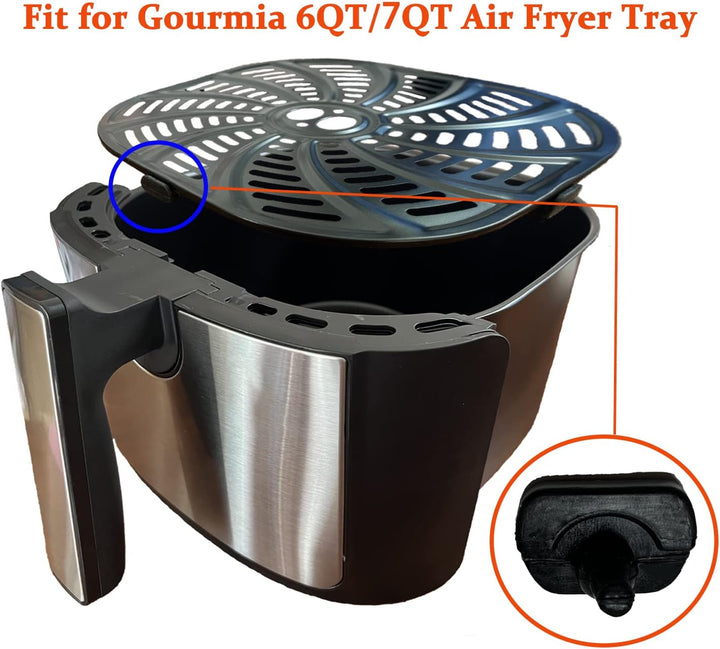 Luftfritteuse Gummifüsse für Gourmia Air Fryers, 4 Stück verbesserte Luftfritteuse Silikon-Gummi-Sto