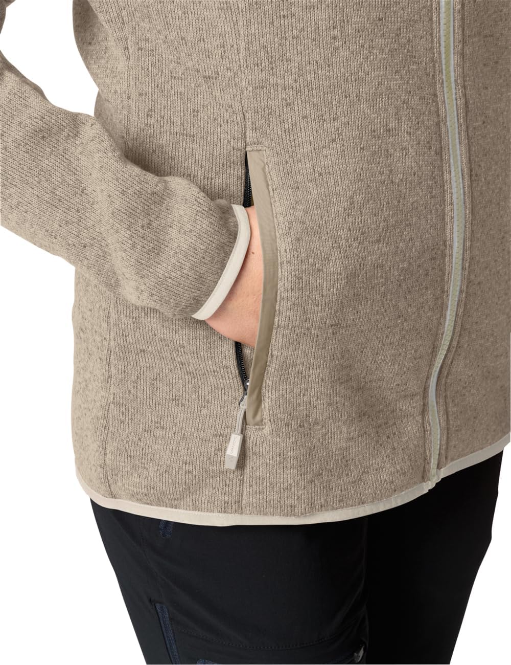 VAUDE Women's Rienza Jacket IV - Fleecejacke Damen, Weiss