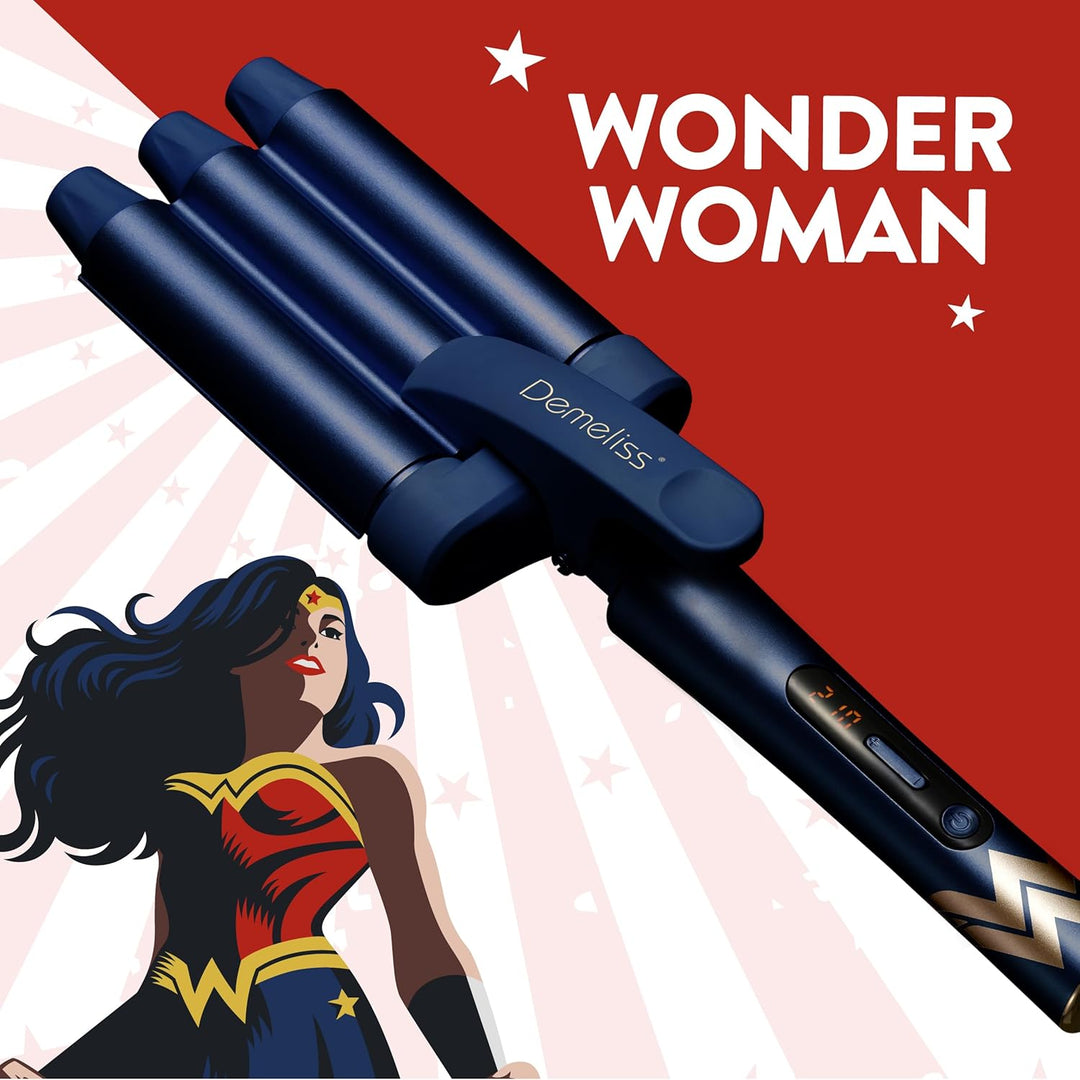 SAINT ALGUE Set Demeliss Waves Wonder Woman - Welleneisen mit Wavy-Effekt + natürliche texturierende