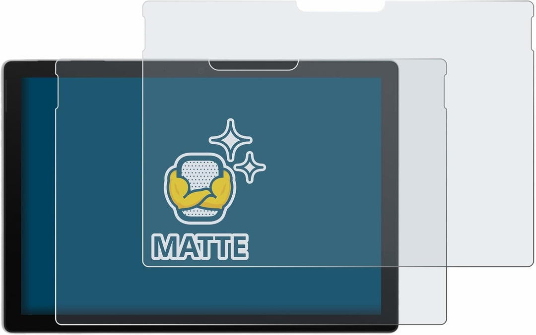 BROTECT Entspiegelungs-Schutzfolie für Microsoft Surface Pro 7 (2 Stück) Matte Displayschutz-Folie,