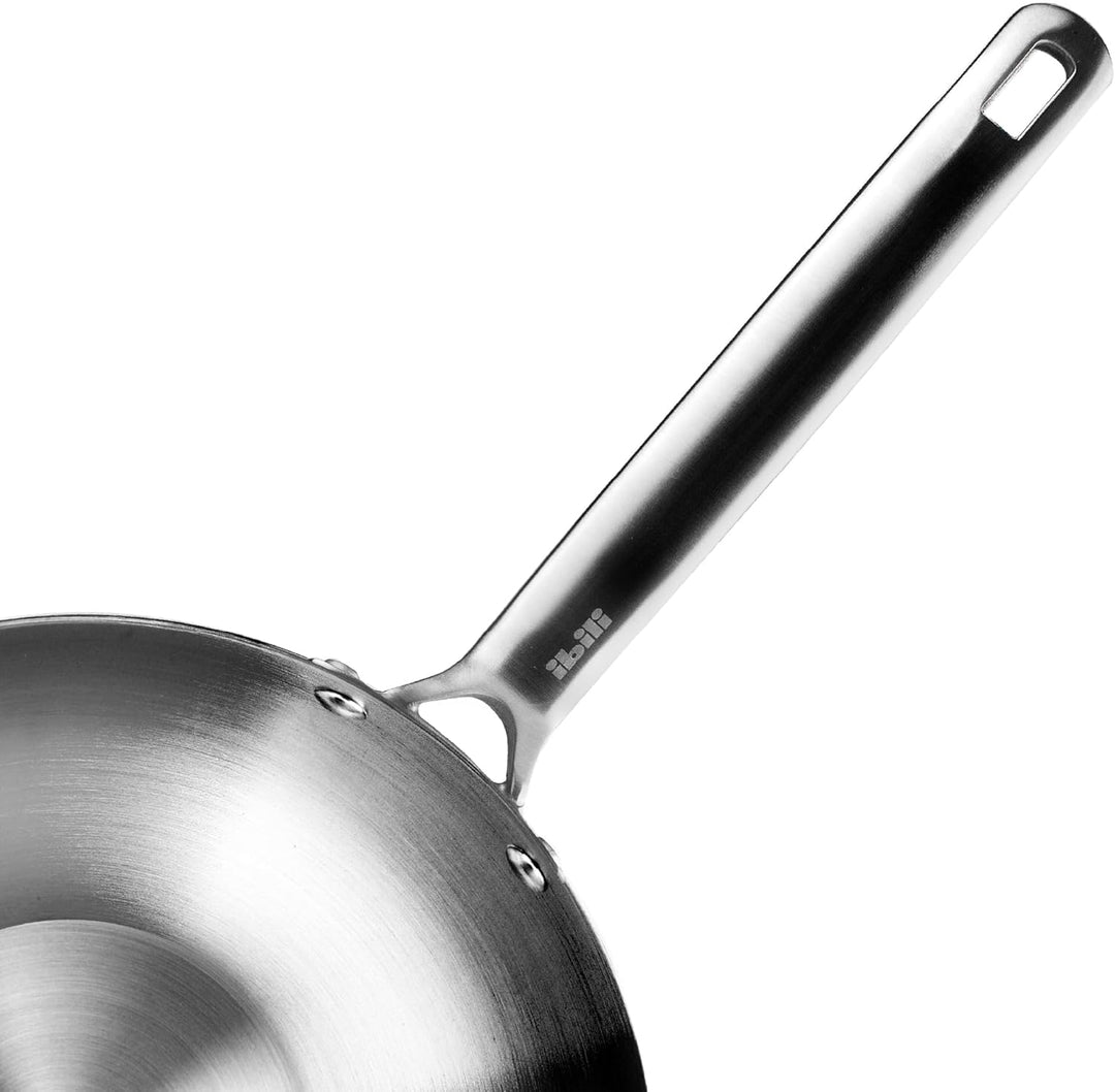 IBILI - Wok, 5 Lagen, Element 28 cm, ohne Antihaftbeschichtung, 5-lagig, induktionsgeeignet