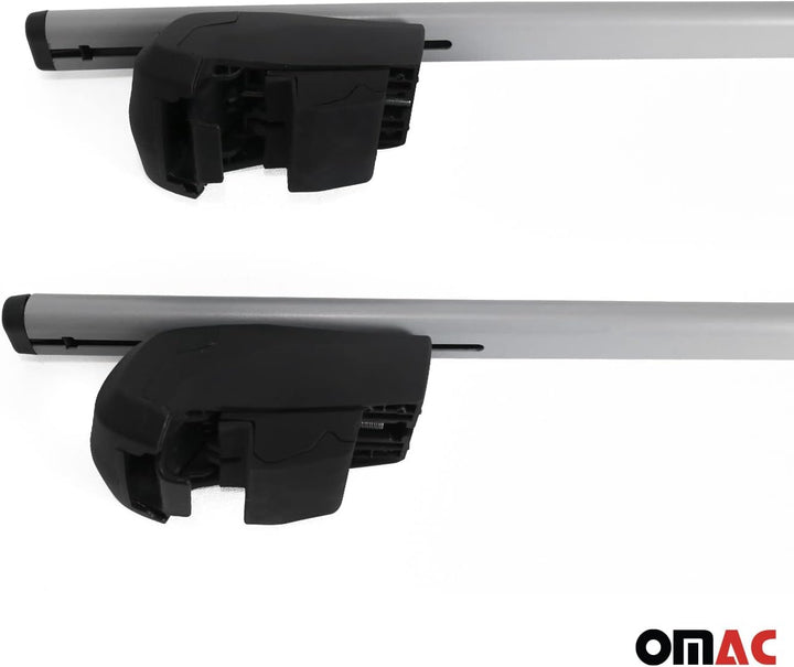 OMAC Dachträger für VW T5 T6 T6.1 Caravelle Transporter Multivan Schwarz | Querträger, Grundträger