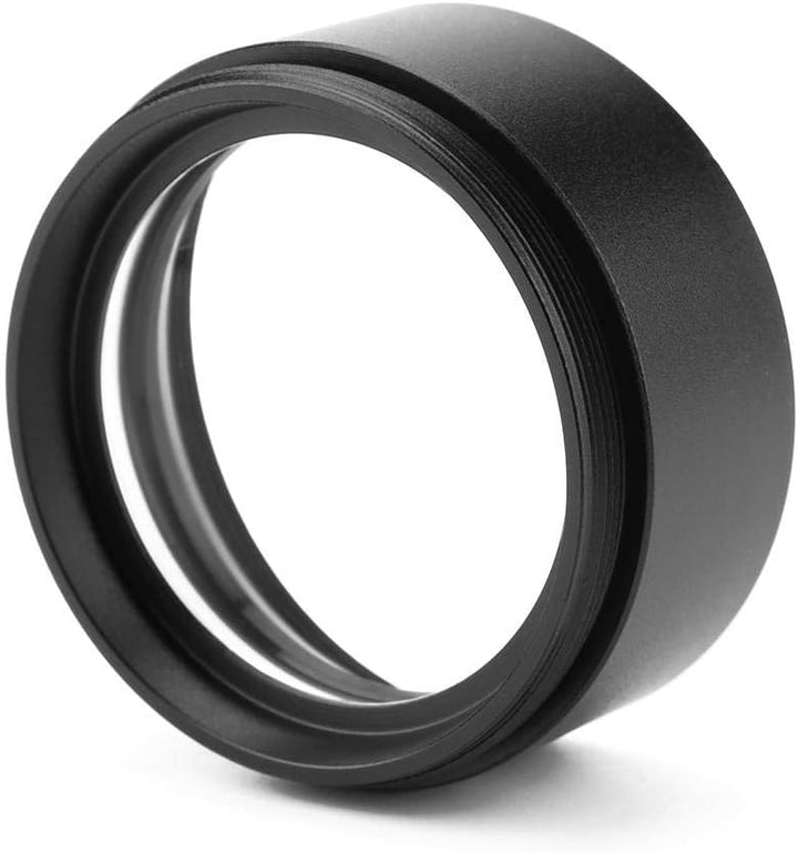 Stereomikroskope Objektivlinse, KP-0.7X Mikroskop Hilfsobjektiv Linse aus Metall, Aluminiumlegierung