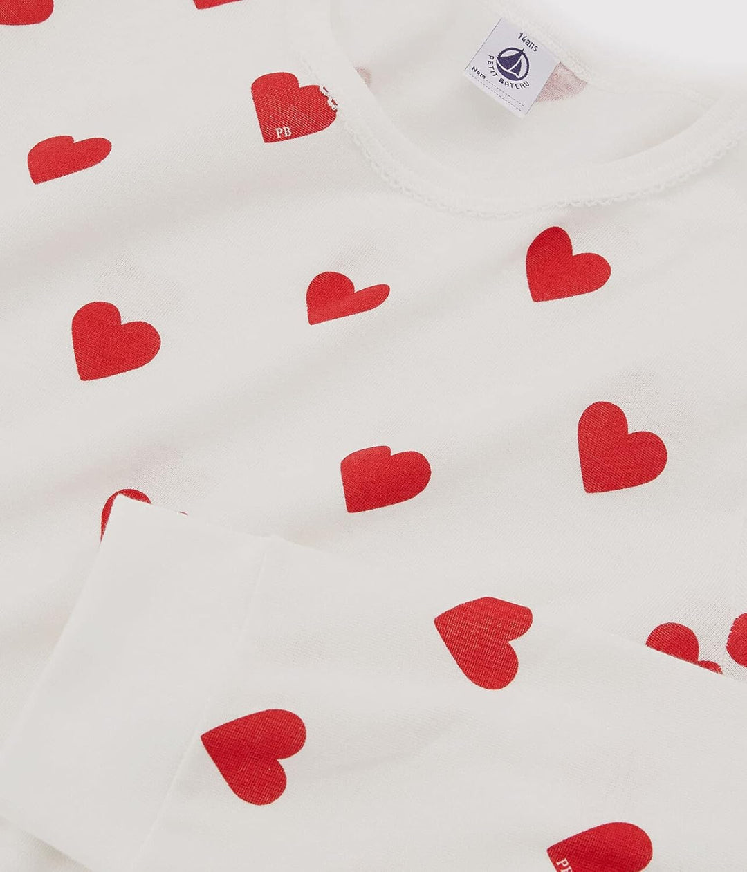 Petit Bateau Jungen Pyjama 3 Jahre Weiss Marshmallow / Rot Terkuit, 3 Jahre Weiss Marshmallow / Rot