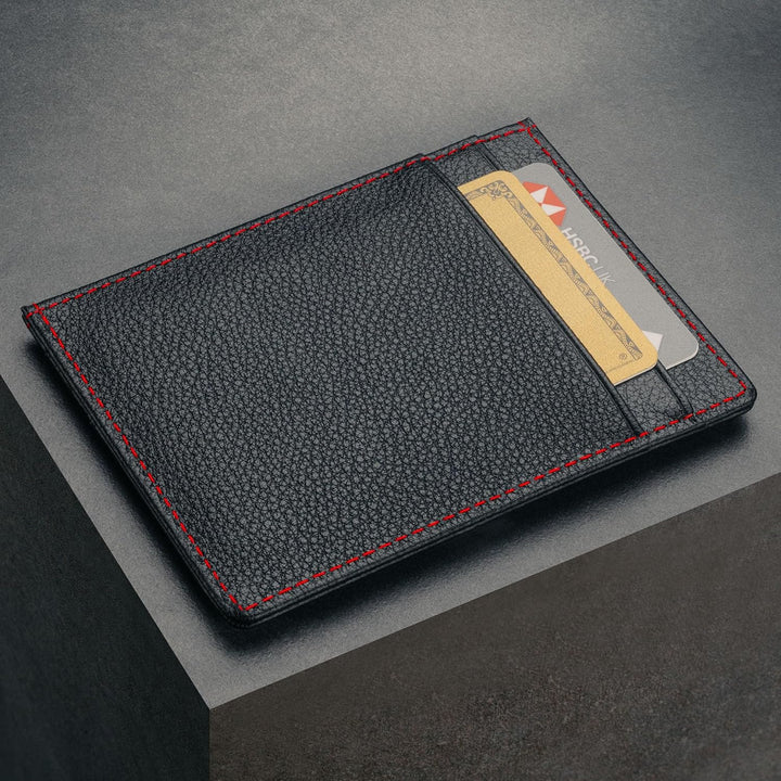 TORRO Kartenhalter- Kreditkartenhalter aus echtem Leder, Slim Wallet, kompatibel mit kontaktlosen Tr