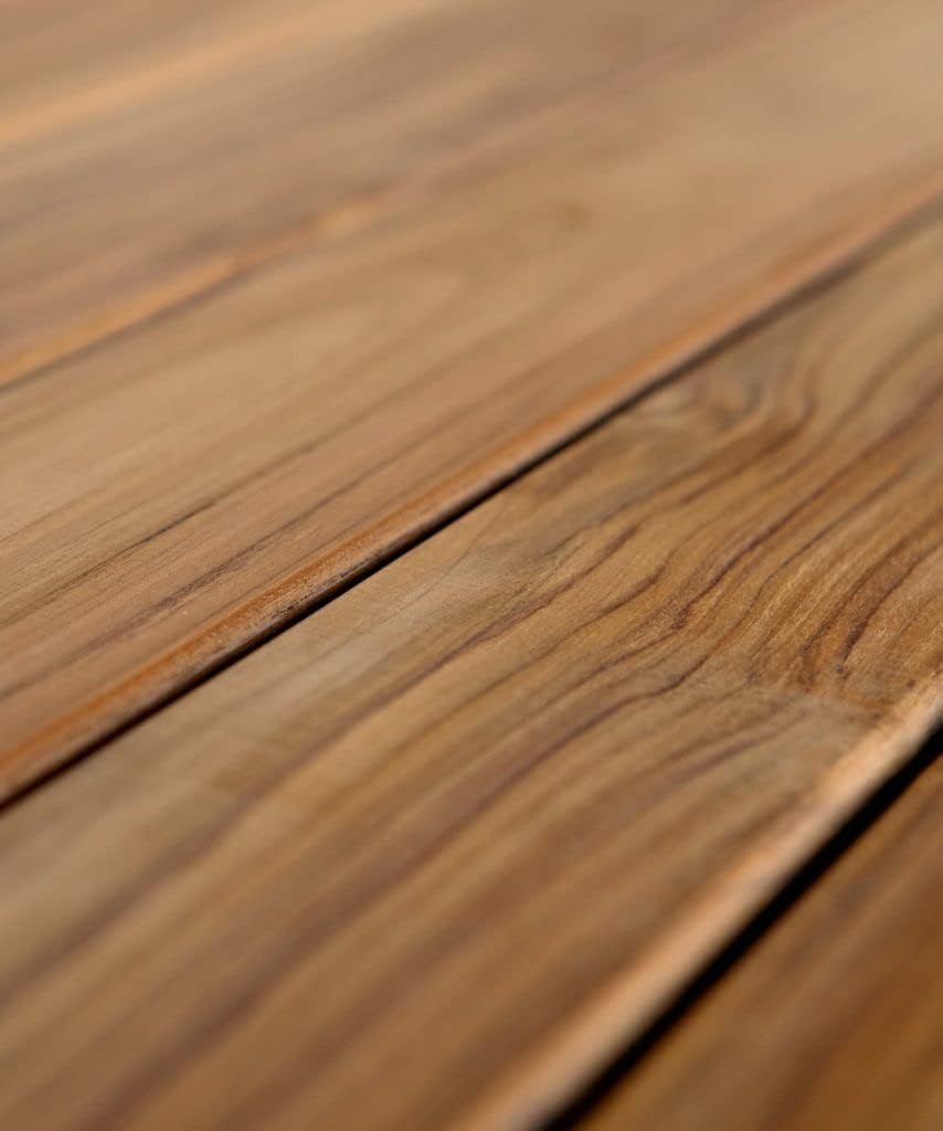 Terrassendielen aus Teakholz von BioMaderas®, 95mm Breite, 19mm Stärke (180cm Länge), 180cm Länge