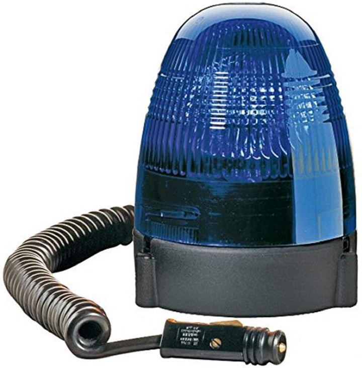 HELLA - Halogen-Rundumkennleuchte - KL Rotafix - 12V - blau - Magnetbefestigung - Kabel: 2500mm - St
