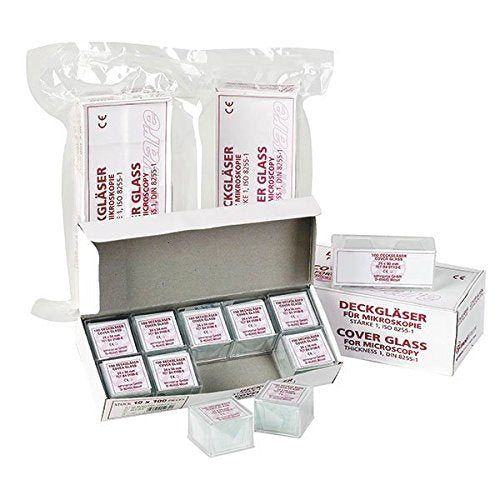 Mediware B4 0101-E ECO-Deckgläser (1000-er Pack) size 18 x18mm