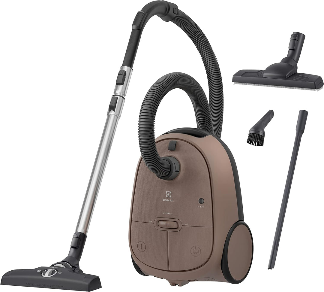 ELECTROLUX EB61C3WBL, Bodenstaubsauger mit Beutel, Walnussbraun