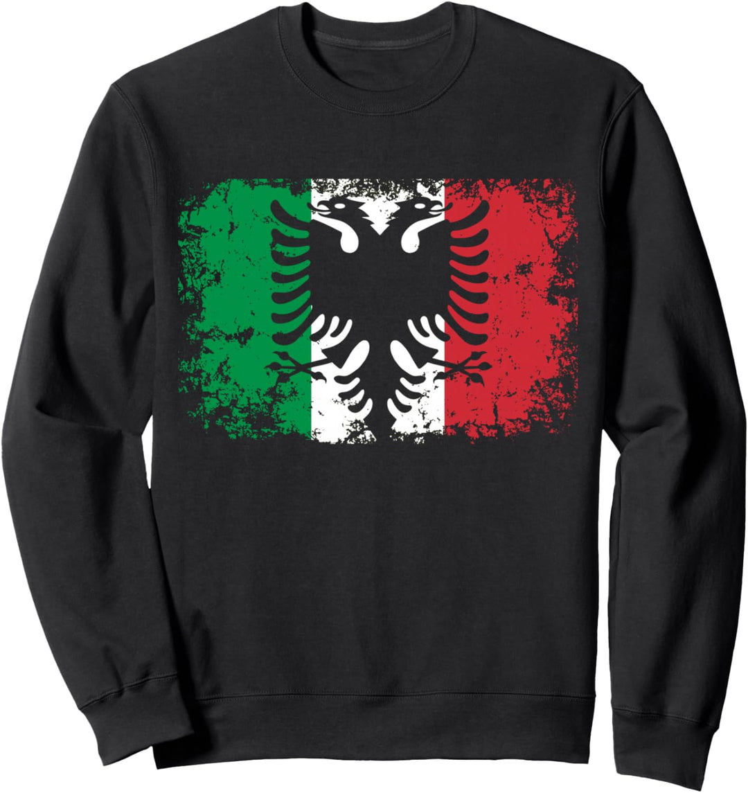Bandiera Albania Bandiera Albanese Italo Albanese Sweatshirt