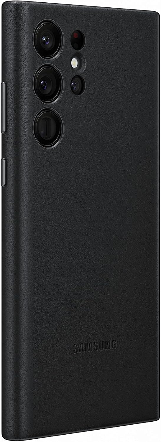 Samsung Leather Smartphone Cover EF-VS908 für Galaxy S22 Ultra, Handy-Hülle, echtes Leder, Schutz Ca