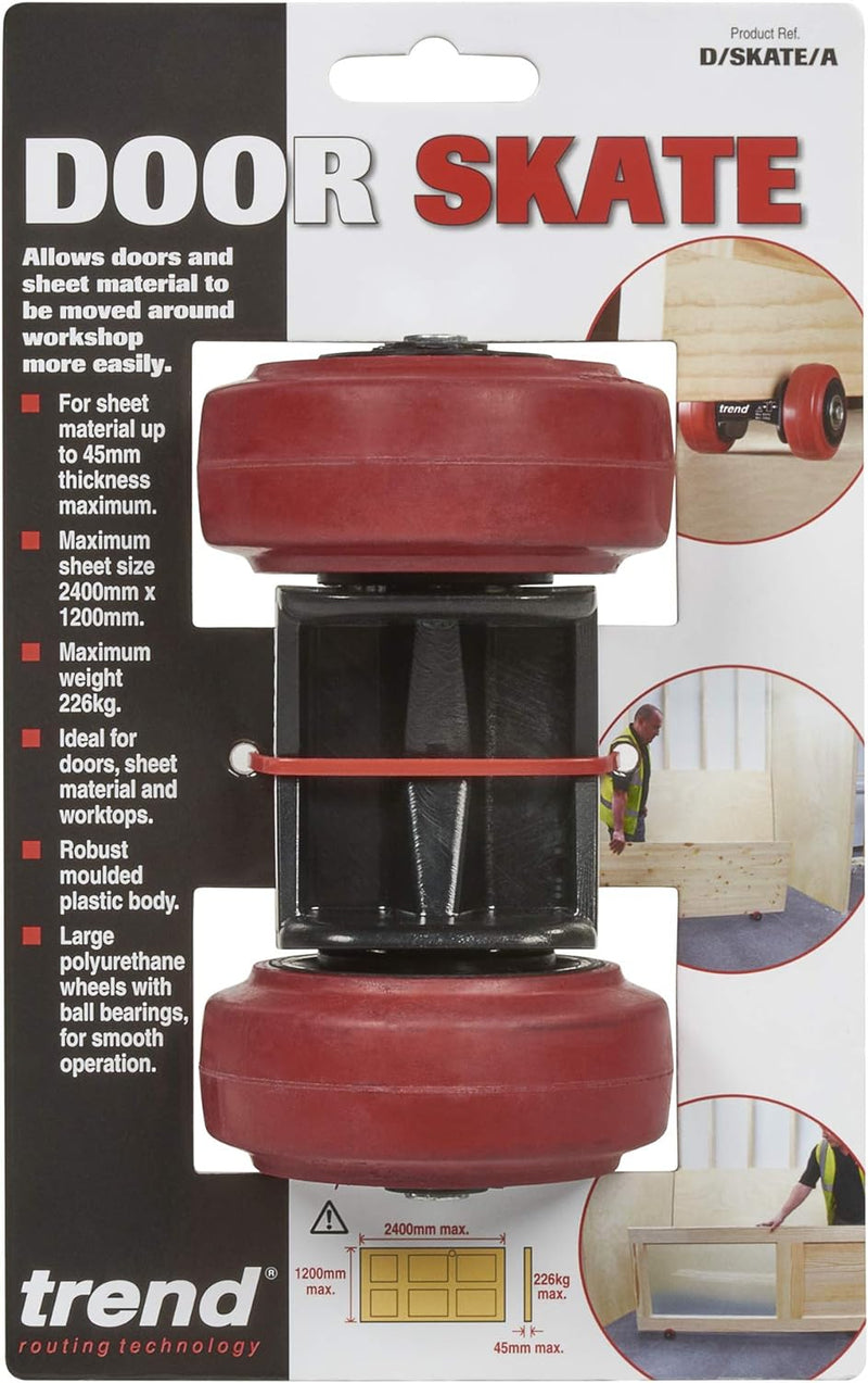 Trend Door skate, Ermöglicht das leichtere Bewegen von Türen und Plattenmaterial in der Werkstatt, D
