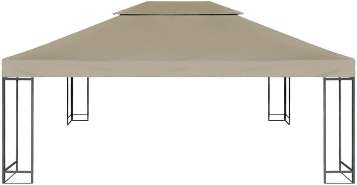 yorten 2-Stufiges Pavillondach Ersatzdach Pavillon Dach mit PVC-Beschichtung Wasserdicht 310 g/m² 4