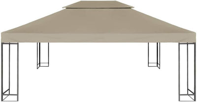 yorten 2-Stufiges Pavillondach Ersatzdach Pavillon Dach mit PVC-Beschichtung Wasserdicht 310 g/m² 4