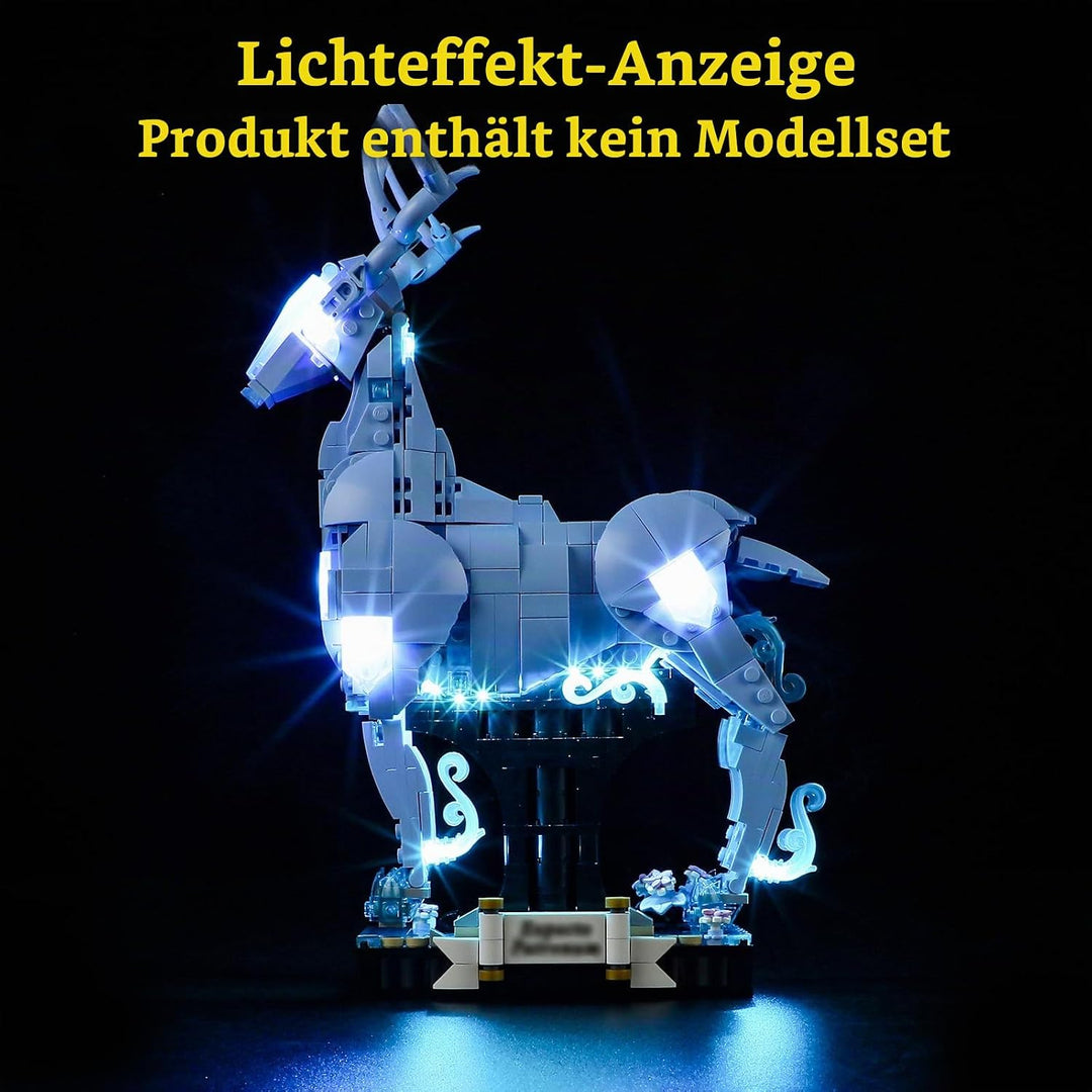 GEAMENT LED Licht-Set Kompatibel mit Lego Expecto Patronum - Beleuchtungsset für Harry Potter 76414