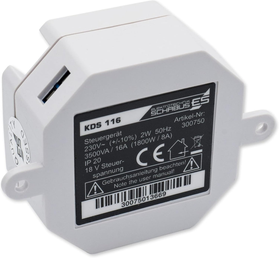Schabus Kabel-Dunstabzugsteuerung KDS 116 ohne Dibt-Zulassung Zubehör für Dunstabzugshauben 40447640