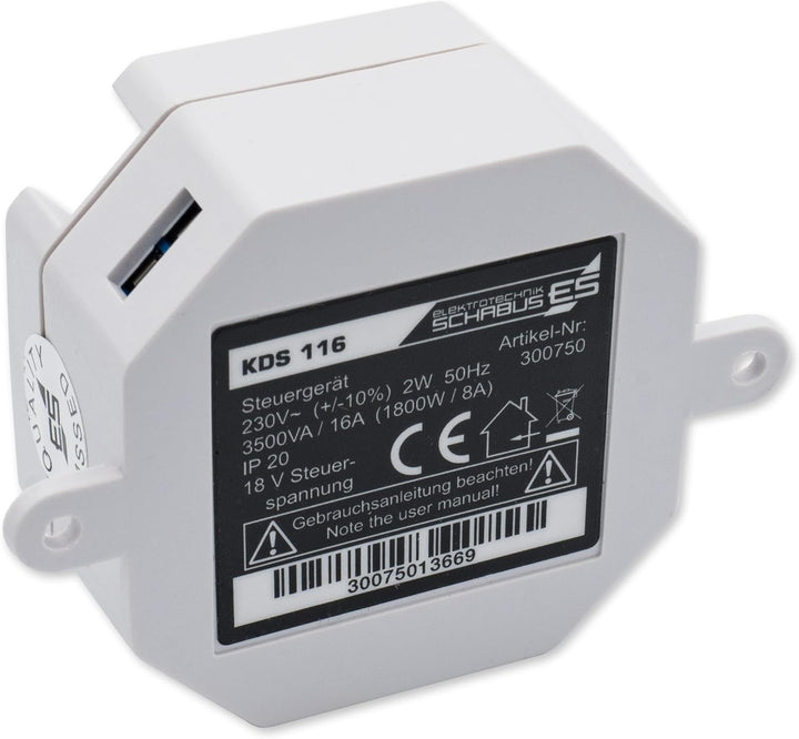 Schabus Kabel-Dunstabzugsteuerung KDS 116 ohne Dibt-Zulassung Zubehör für Dunstabzugshauben 40447640
