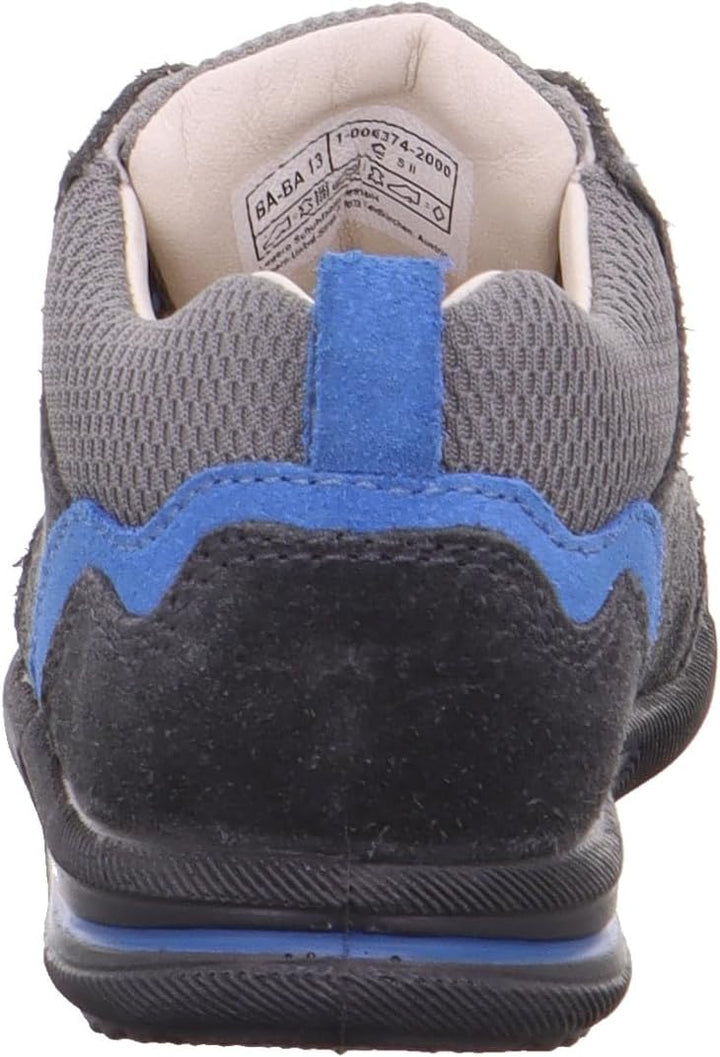 Superfit Baby - Jungen Avrile Mini Lauflernschuhe 23 EU Schmal Grau Hellblau 2000, 23 EU Schmal Grau