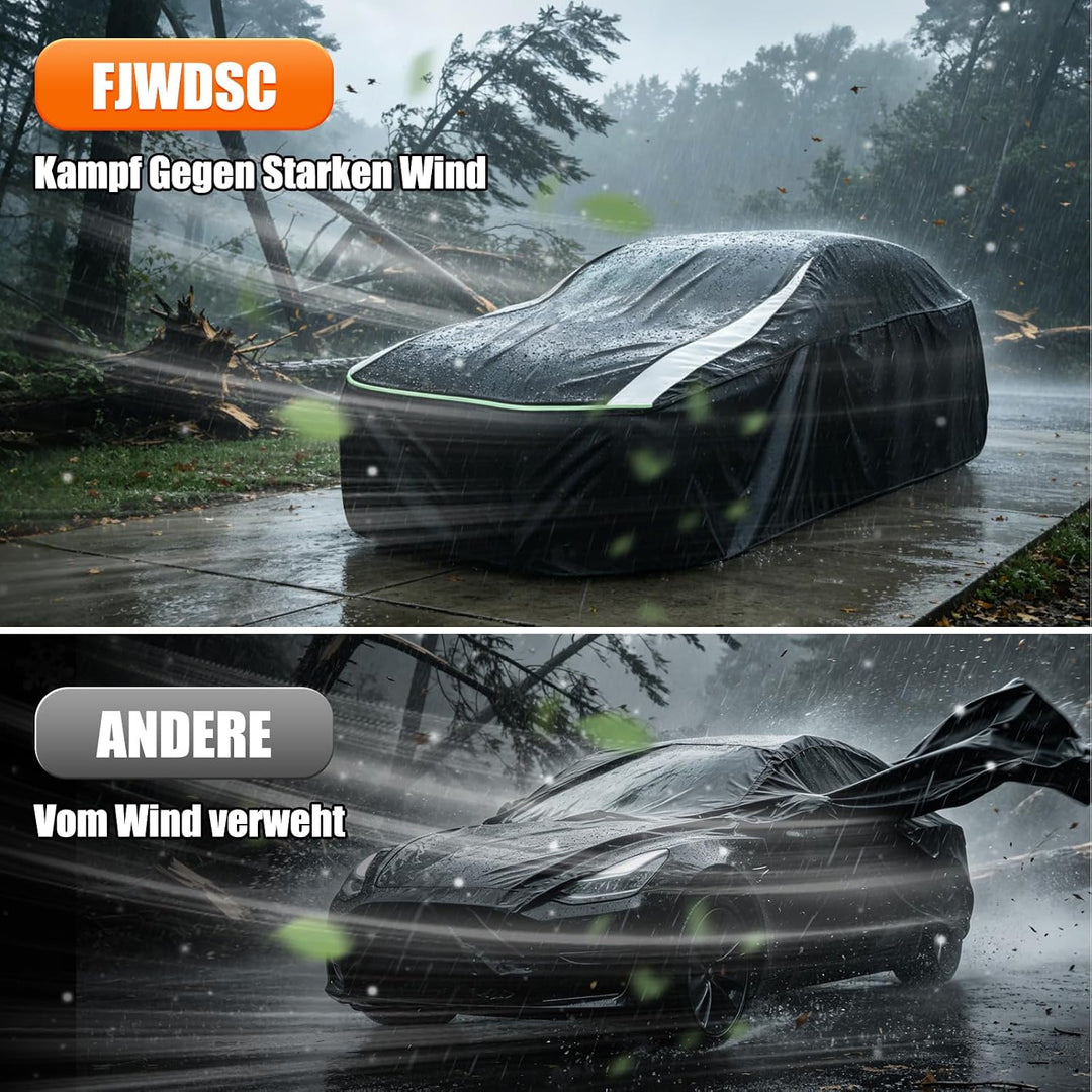 Full Vollständig Geschlossene Autoabdeckung wasserdichte für SUV 465-500cm, Alle Jahreszeiten Abdeck