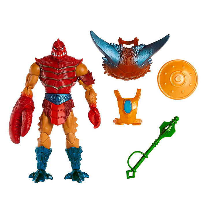 MASTERS OF THE UNIVERSE MASTERVERSE Clawful - 18 cm gross, 30 Bewegungspunkte, Battle-Zubehörteile,