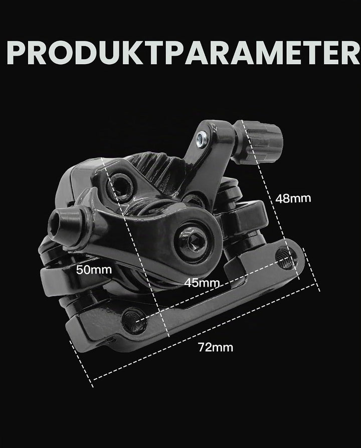 Bremssattel für Scheibenbremsen, kompatibel mit Kukirin G2 Max / G2 Pro Elektro-Scooter, die mechani