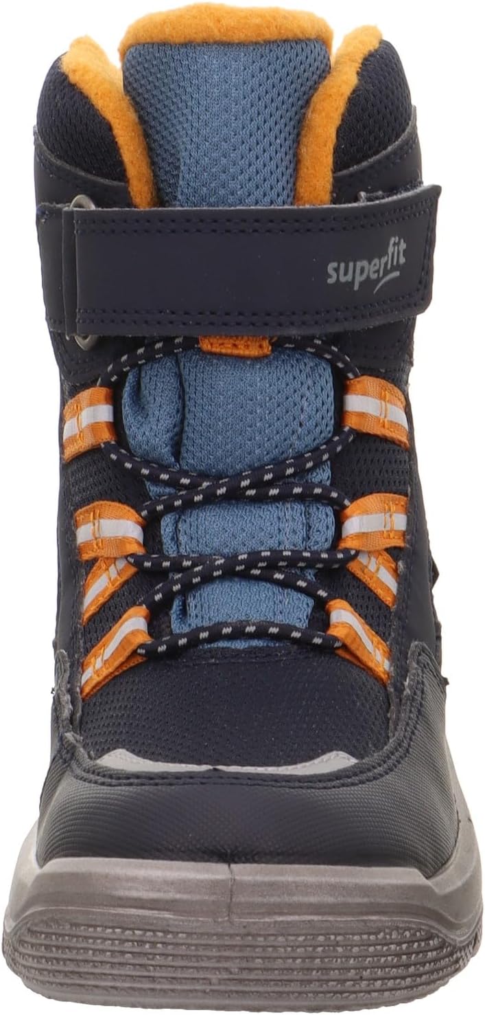 Superfit Jungen Mars Schneestiefel 27 EU Schmal Blau Orange 8000, 27 EU Schmal Blau Orange 8000