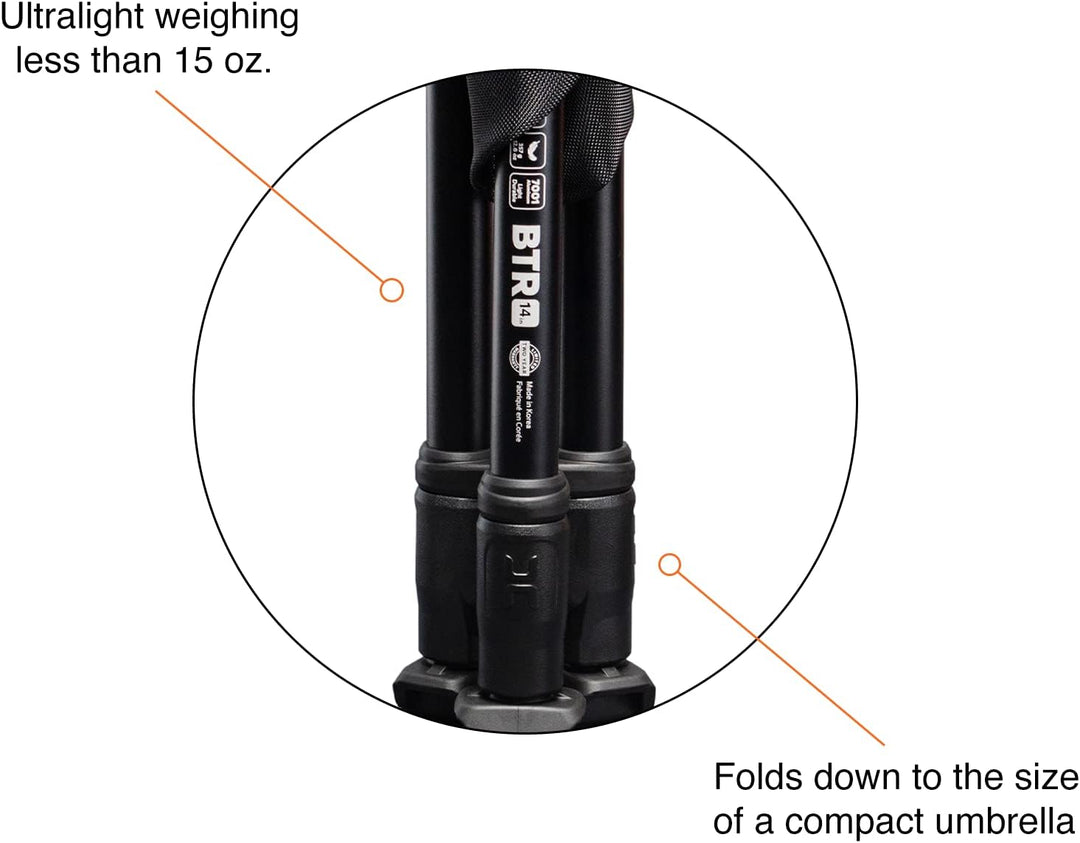 Hillsound BTR Hocker für Ultraleichte Rucksackreisen &amp; Wandern, leichte Campingstühle, kompakter tra