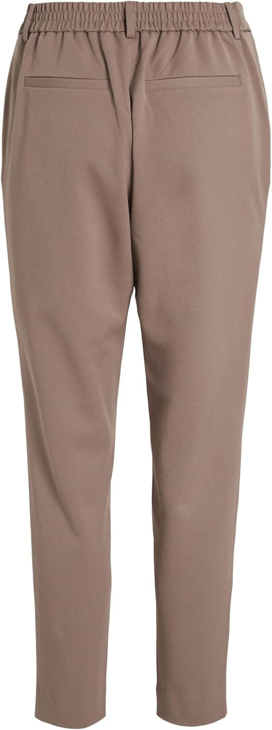 Vila Damen Vivarone Hw Slim Pant-Noos Stoffhose 34 Brown Lentil, 34 Brown Lentil