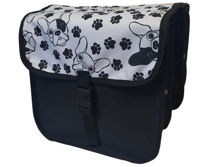 Beluko FAHRRADTASCHE 14-20 Zoll Kinder Satteltasche Gepäckträgetasche Doppel 2 x 5l 46 - Mini - Hund