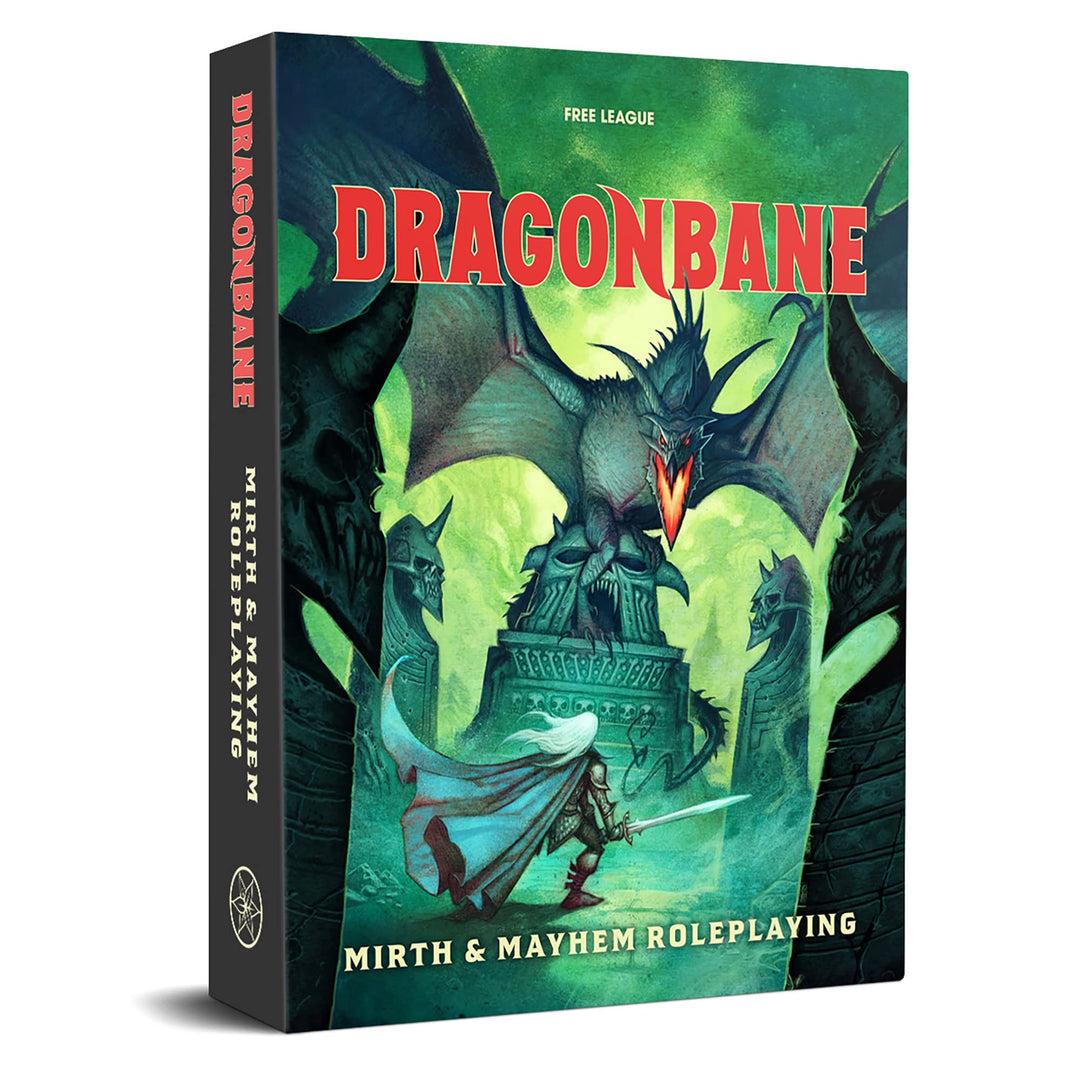 Dragonbane: RPG Core Set - Mirth & Mayhem Boxed Set, Free League Publishing, Includes-Dice, Rulebook